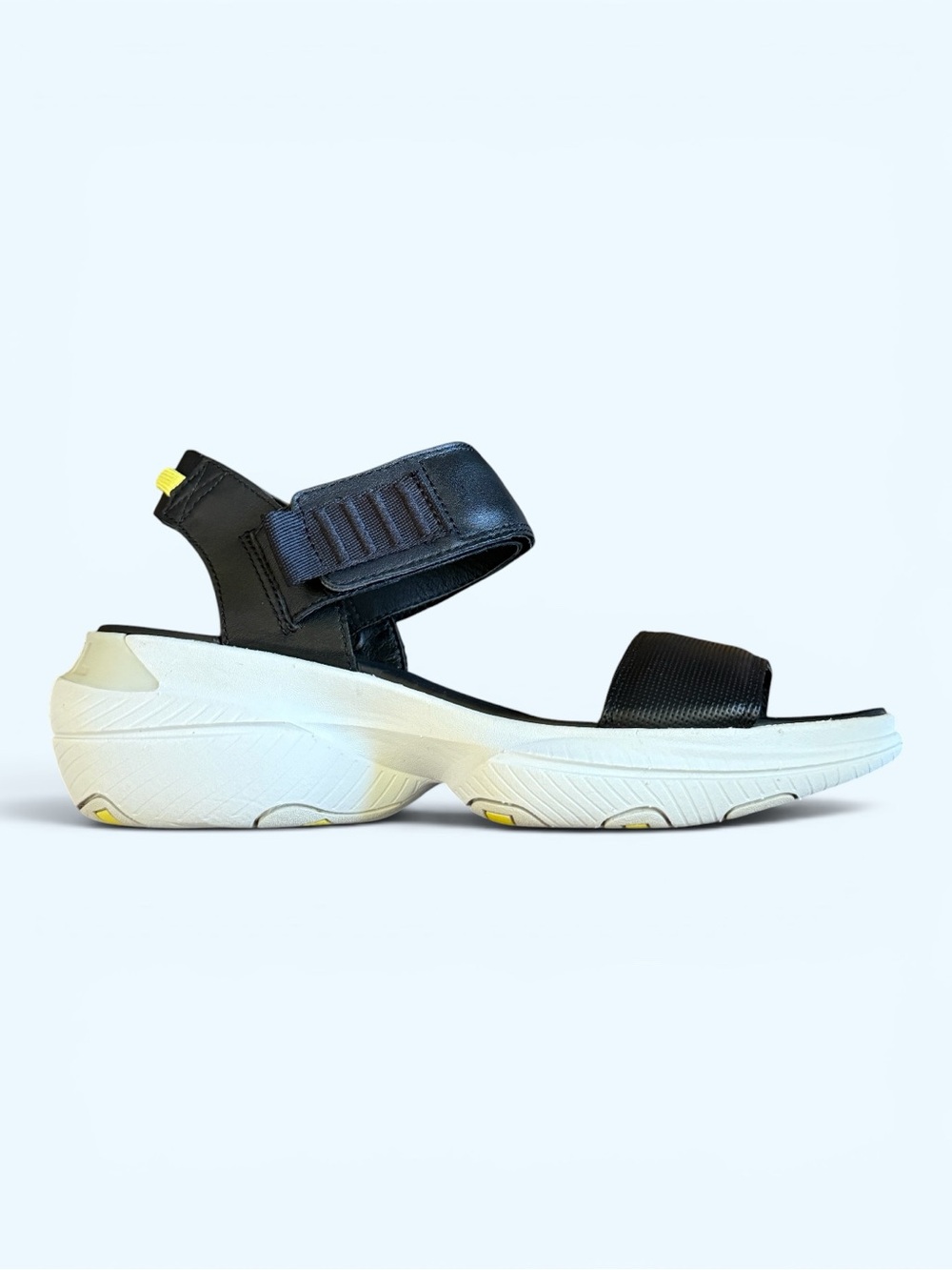 SOREL Explorer Blitz Black Platform Sandals Size 7.5 Women